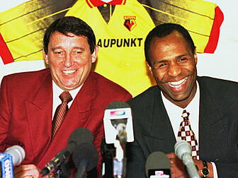 Watford legend Luther Blissett...
